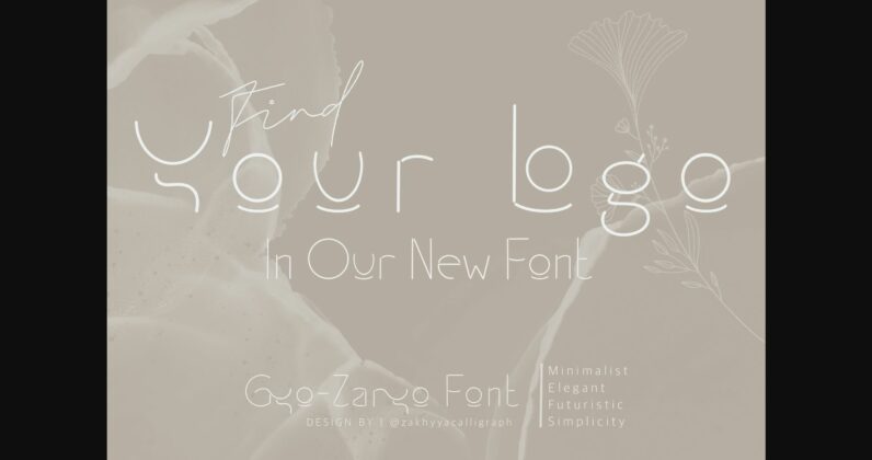 Gyo-zaryo Font Poster 11