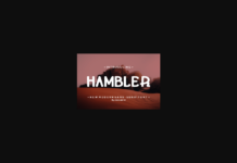 Hambler Font Poster 1