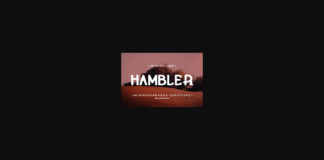 Hambler Font Poster 1