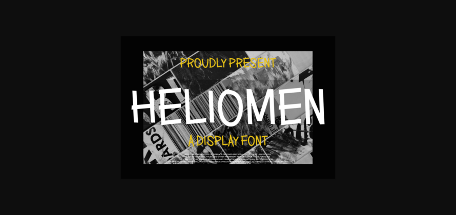 Heliomen Font Poster 1