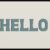 Hello Font