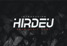 Hirdeu Font Poster 1