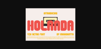 Holanda Font Poster 1