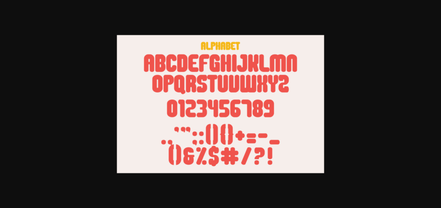 Holanda Font Poster 4