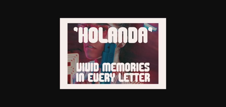 Holanda Font Poster 5