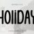 Holiday Font