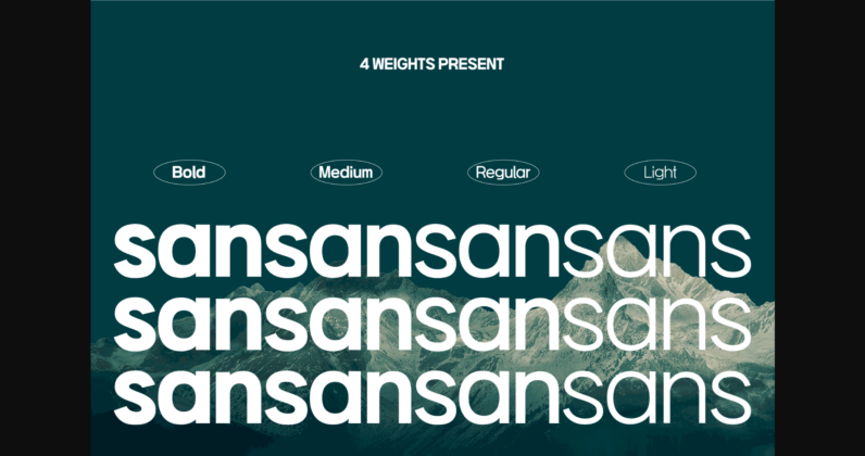 Hu Sansans Font Poster 4