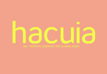 Hacuia Font Poster 1
