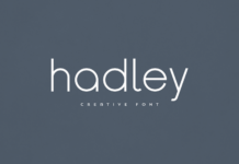 Hadley Font Poster 1