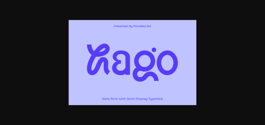 Hago Font Poster 3