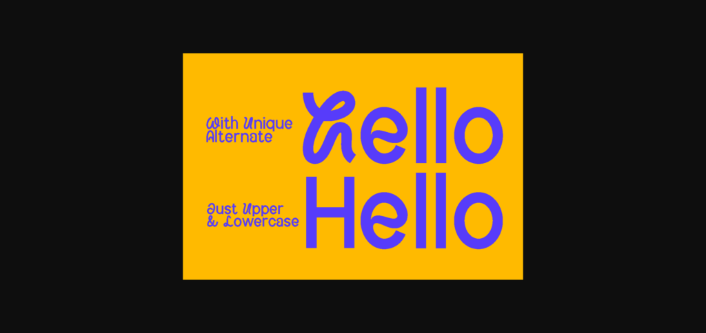 Hago Font Poster 8