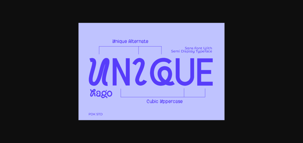 Hago Font Poster 9