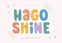 Hago Shine Font Poster 1
