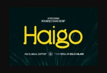 Haigo Font Poster 1