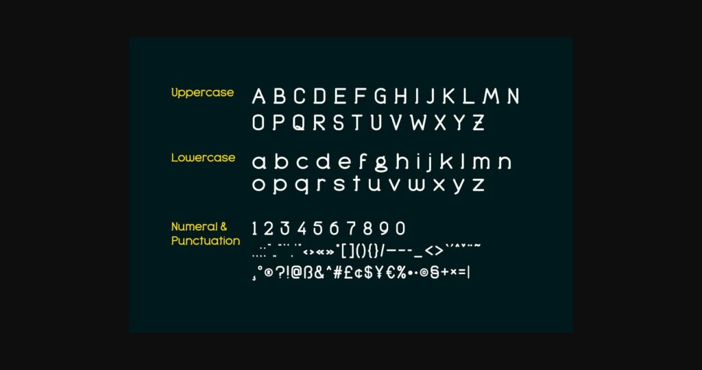 Haigo Font Poster 11