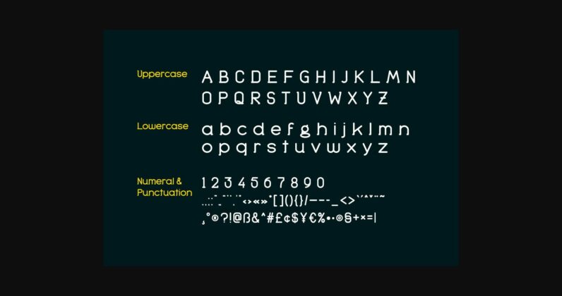 Haigo Font Poster 11