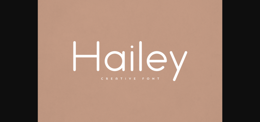 Hailey Font Poster 3