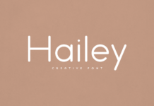 Hailey Font Poster 1