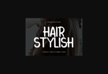 Hairstylish Font Poster 1