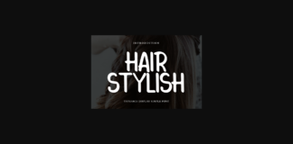 Hairstylish Font Poster 1