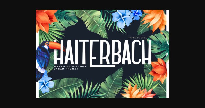Haiterbach Font Poster 3