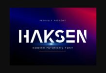 Haksen Font Poster 1