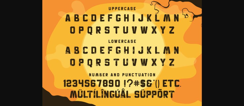 Hallo Witch Font Poster 8