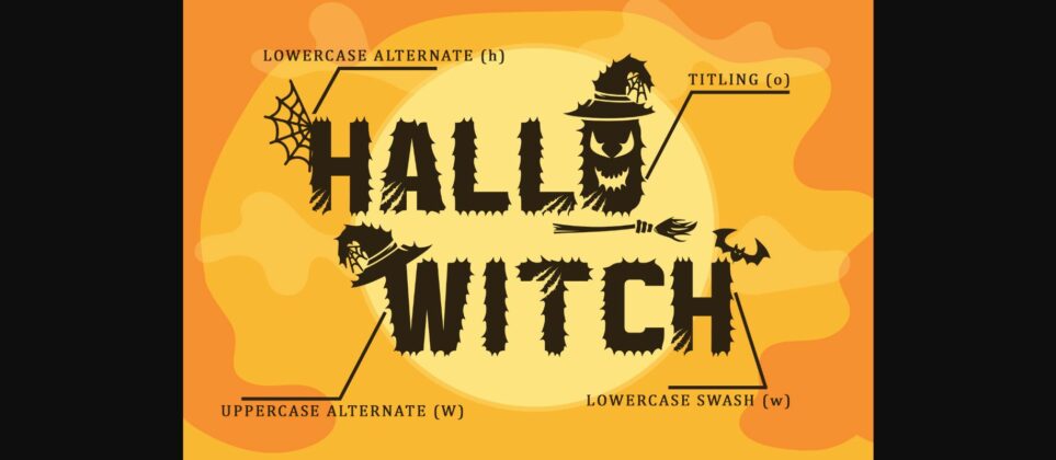 Hallo Witch Font Poster 10
