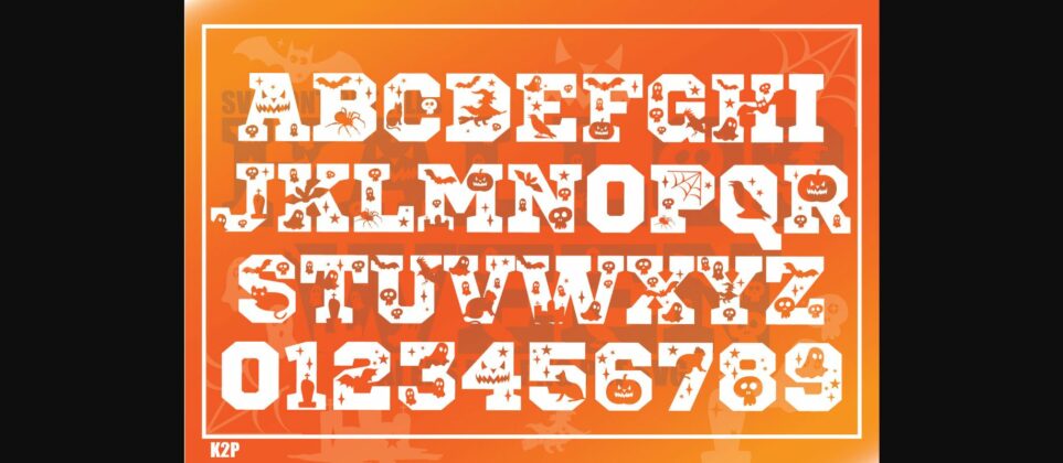 Hallooween Font Poster 4