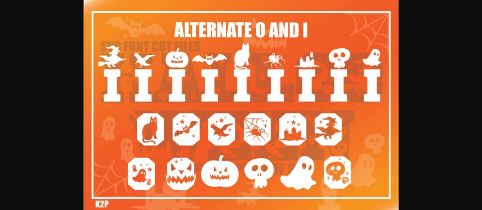 Hallooween Font Poster 8