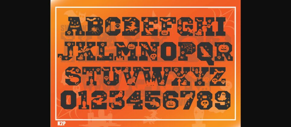 Hallooween Font Poster 9