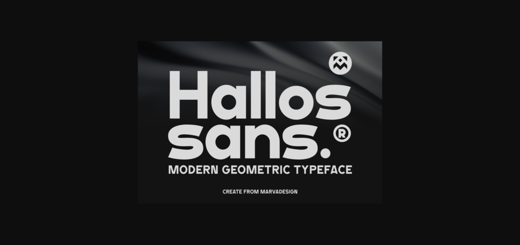 Hallos Sans Font Poster 3