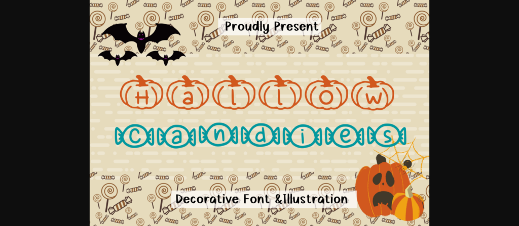 Hallow Candies Font Poster 3