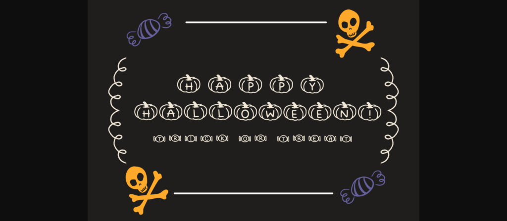 Hallow Candies Font Poster 7