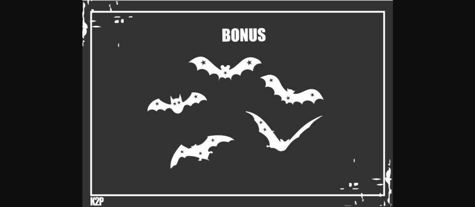 Halloween Bat Font Poster 8