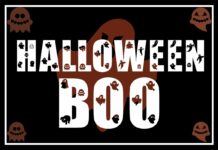 Halloween Boo Font Poster 1