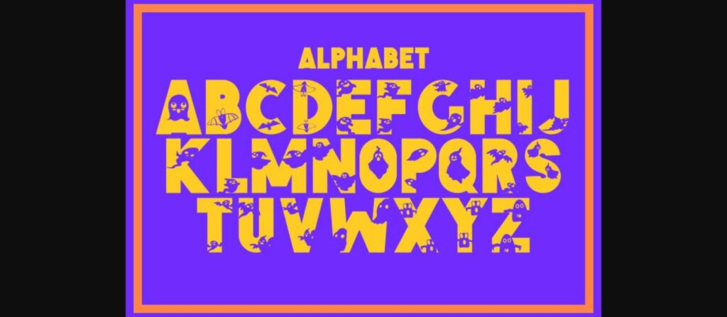 Halloween Boo Font Poster 4