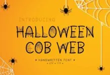 Halloween Cob Web Font Halloween Cob Web Font Poster 1