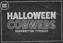 Halloween Cobwebs Font Halloween Cobwebs Font Poster 1