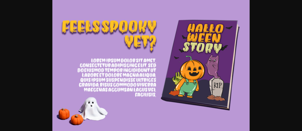 Halloween Dripper Font Poster 7
