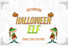 Halloween Elf Font Poster 1