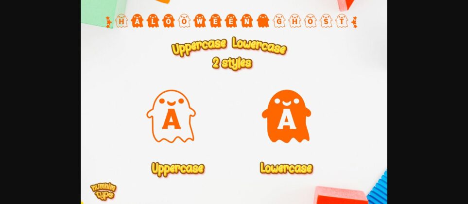 Halloween Ghost Font Poster 7