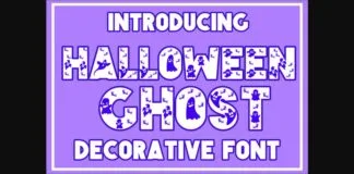 Halloween Ghost Font Poster 1
