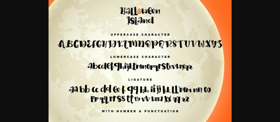 Halloween Island Font Poster 9