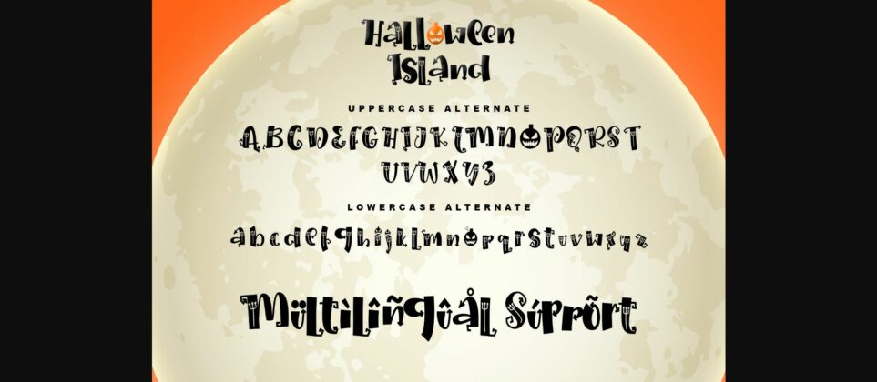 Halloween Island Font Poster 10
