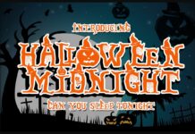 Halloween Midnight Font Poster 1