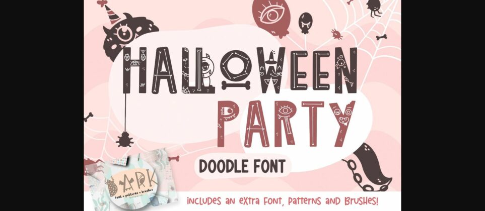 Halloween Party Font Poster 3