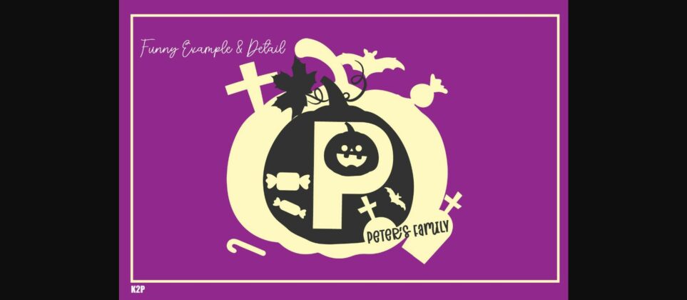 Halloween Pumpkin Font Poster 11