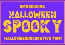 Halloween Spooky Font Halloween Spooky Font Poster 1