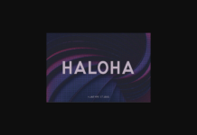 Haloha Font Poster 1